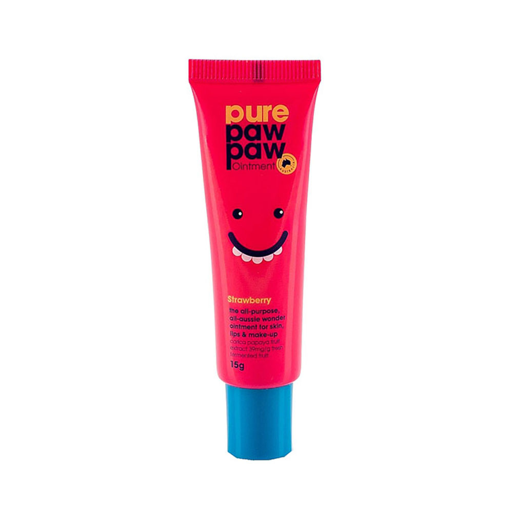 Бальзам для губ восстанавливающий Strawberry Pure Paw Paw, 15 гр на beauty-prof.com Бальзам для губ восстанавливающий Strawberry Pure Paw Paw, 15 гр