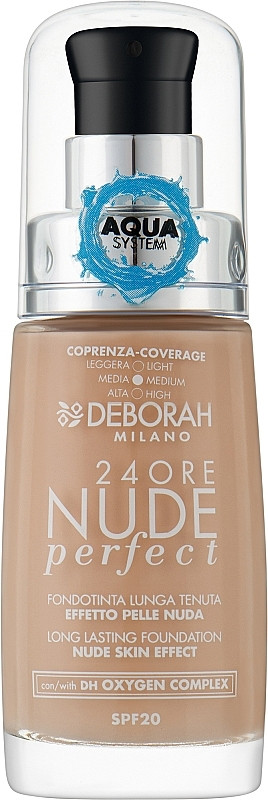 Тональна основа для обличчя 24ORE NUDE PERFECT 00 Deborah