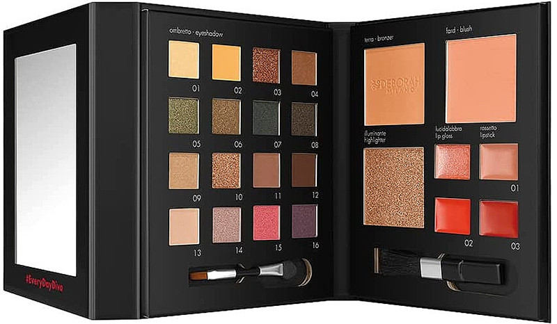Косметичний набір тіней для повік 01 (warm) Deborah на beauty-prof.com Косметичний набір тіней для повік 01 (warm) Deborah