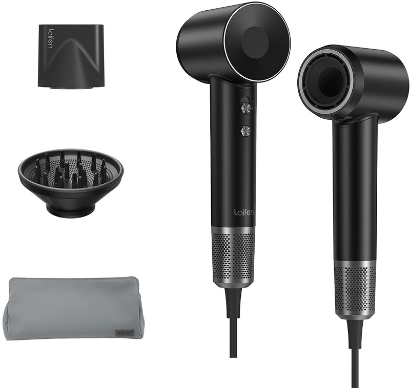 Фен для волос с ионизацией Laifen Swift Premium Platinum Black на beauty-prof.com Фен для волос с ионизацией Laifen Swift Premium Platinum Black