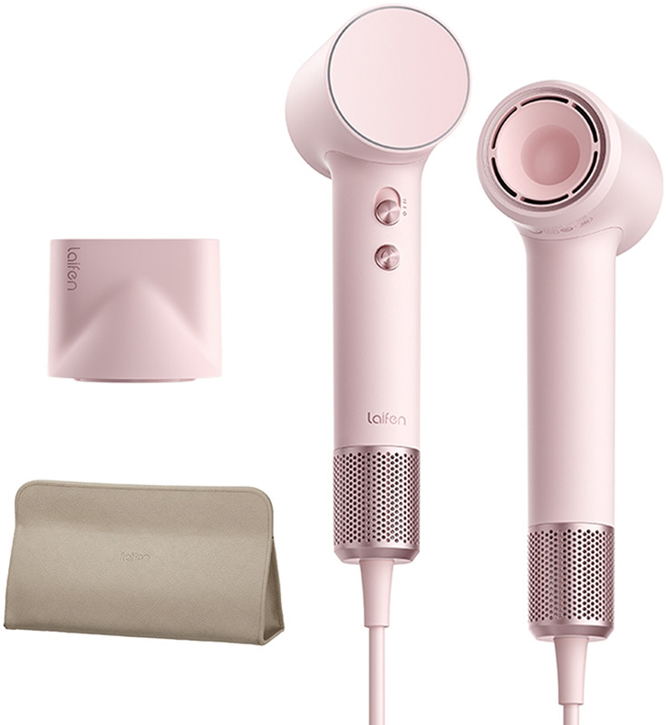 Фен для волосся з тревел сумкою Laifen MINI Pink  Фото 4 
