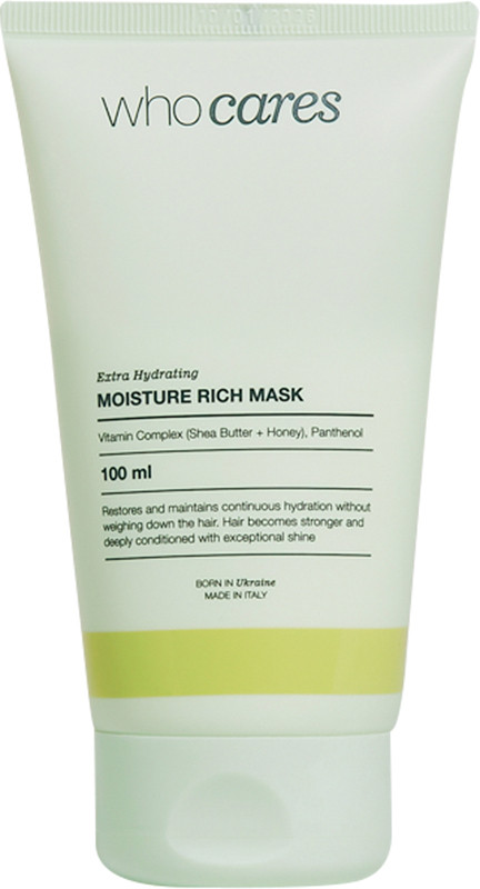 Маска зволожувальна для сухого та пошкодженого волосся Who Cares Moisture Rich Mask №1, 100 мл